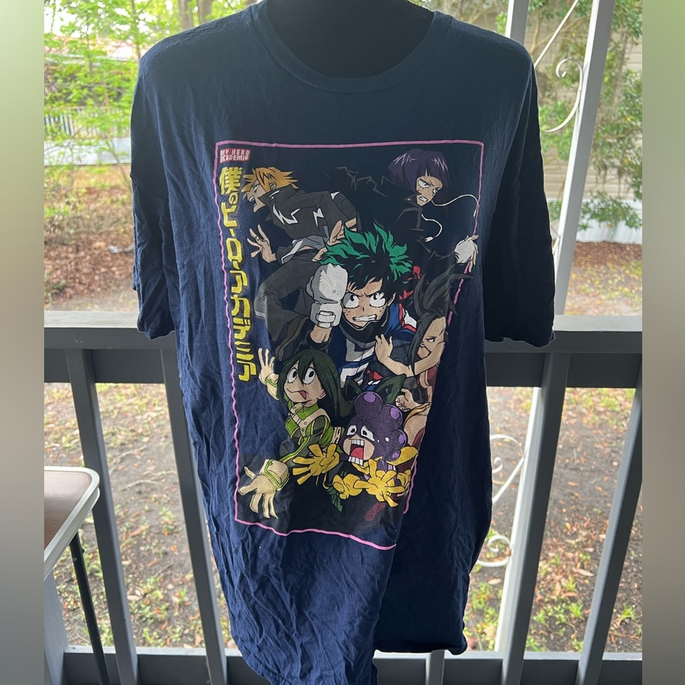 My Hero Academia Dark Blue Shirt